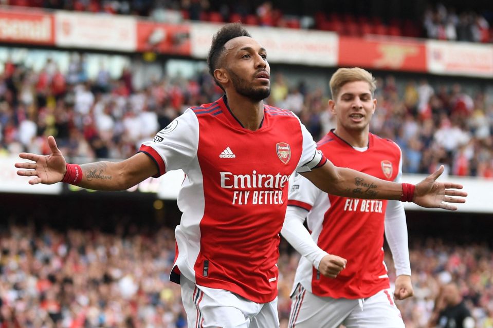 Pierre-Emerick Aubameyang scored the only goal of the game at the Emirates