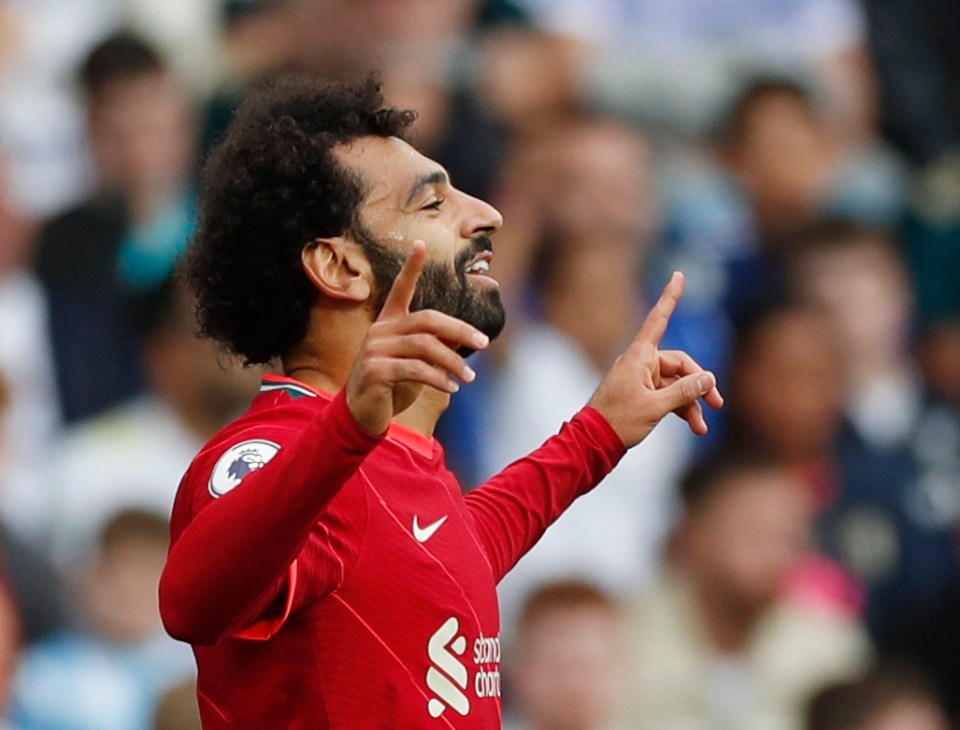 Mo Salah scored his 100th Premier League goal to put the Reds 1-0 up