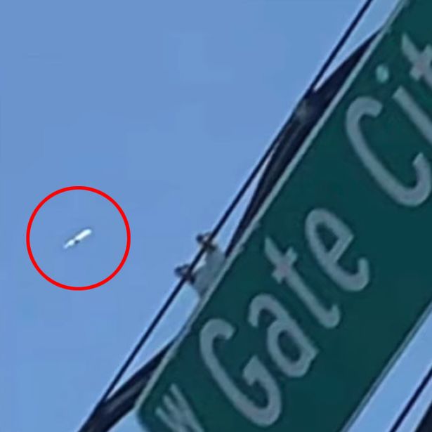 An unusual white, cylinder-like object without wings was spotted in North Carolina