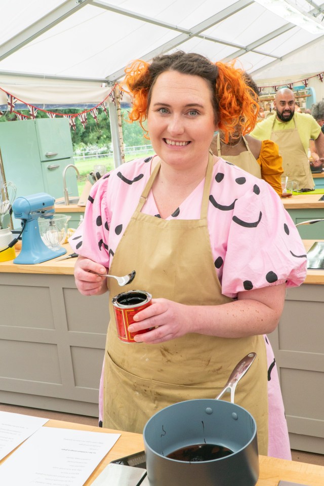 Lizzie will be whipping up a storm on Bake Off