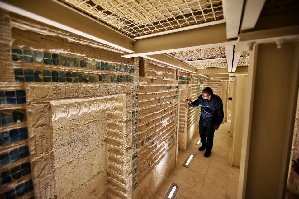 Visitors can explore a labyrinth of corridors