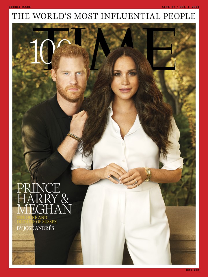 Meghan and Harry have made the TIME100 list