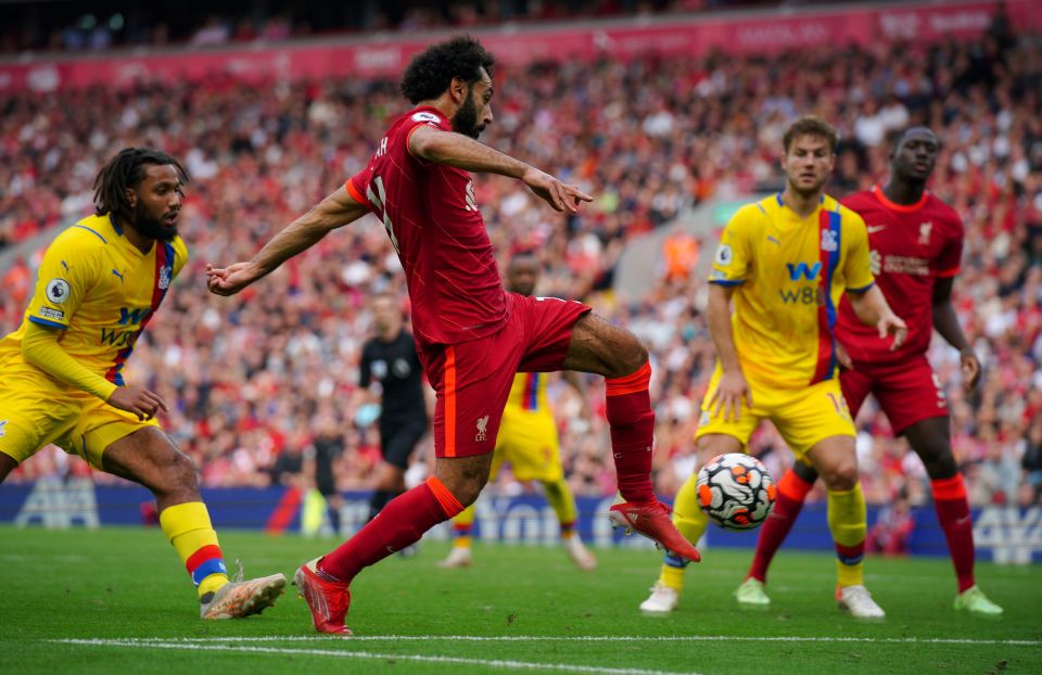 Strike partner Salah scored Liverpool's second in the second half