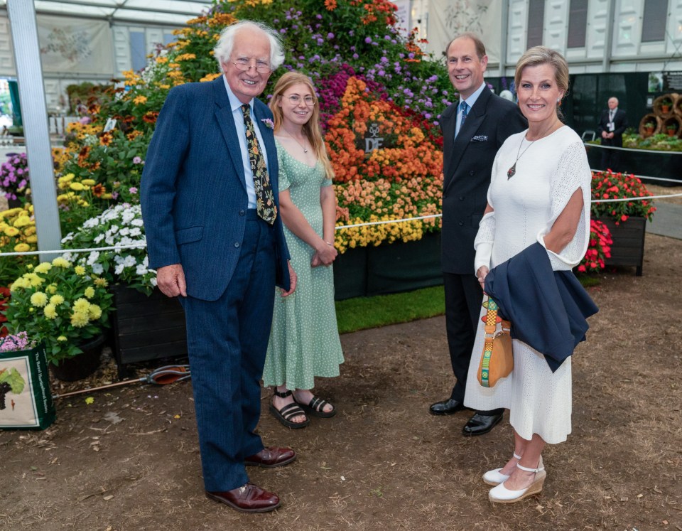 The Sun has a 12ft Floral Fantasia pyramid at the show, which was built by gardener Molli Christmas