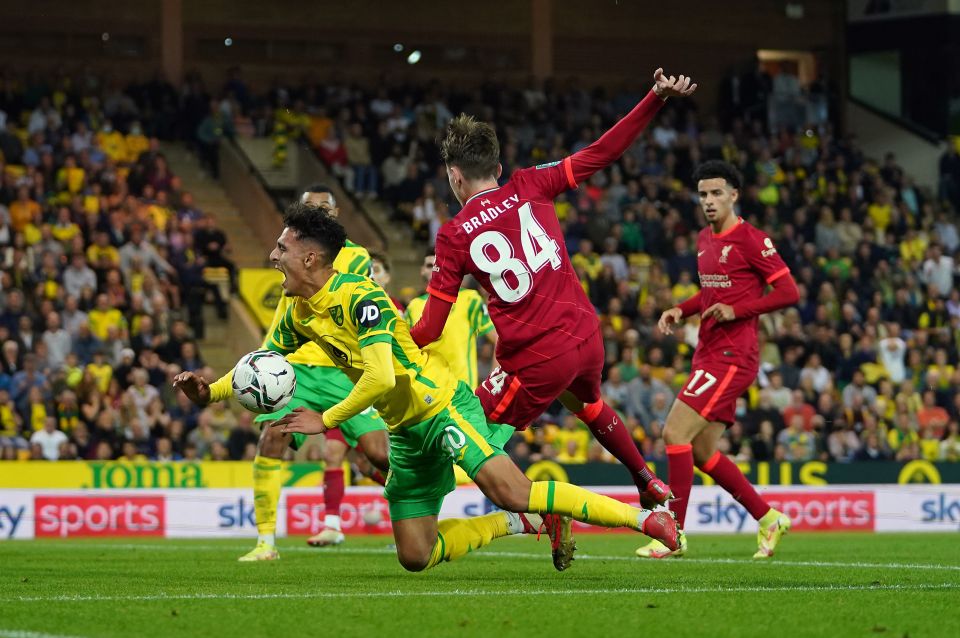 Norwich had a chance to get back into the game from the spot