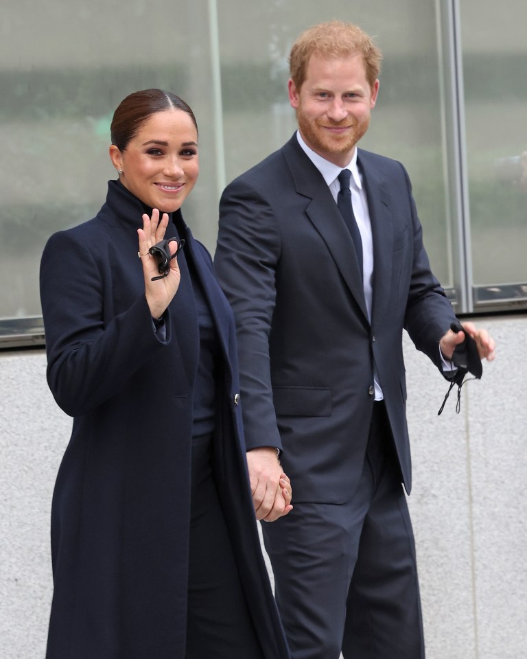 Prince Harry and Meghan in New York City today