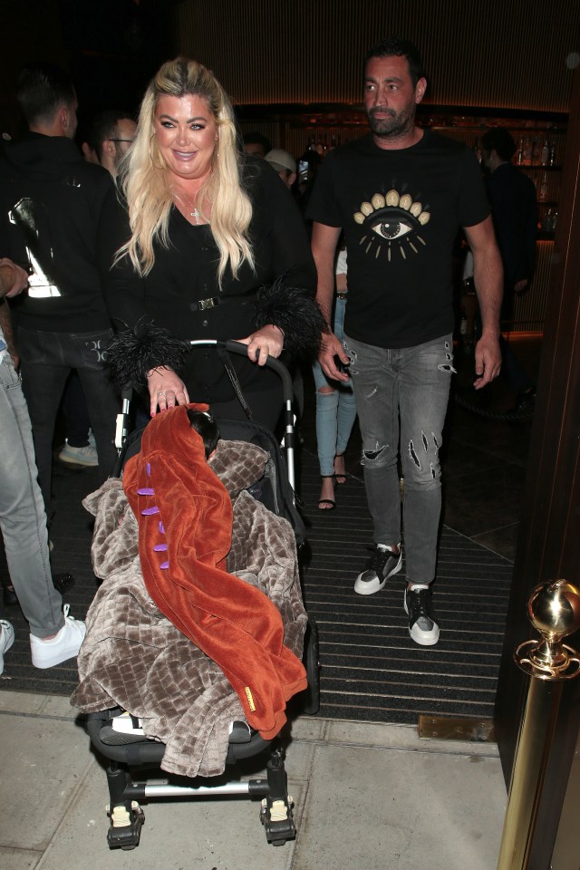 Gemma Collins was seen playing the doting step-mum last night