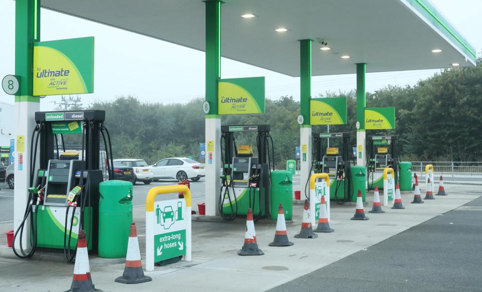 Up to 85 per cent of petrol stations have run out of fuel