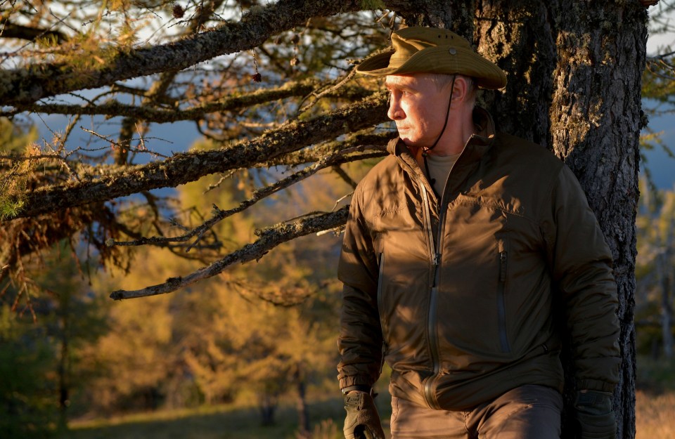 The president loves the Siberian wilderness and makes an annual pilgrimage there