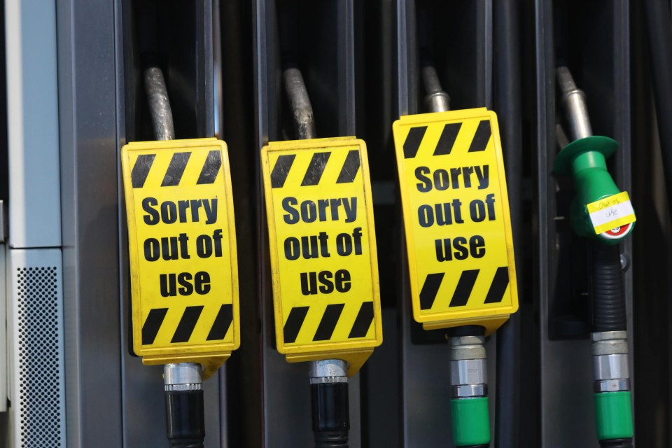 Drivers have accused petrol stations of ramping up prices as pumps run dry