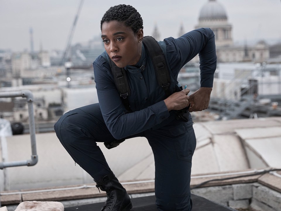 While Craig once again shines as our beloved spy, this film is all about the girls, here Lashana Lynch as Naomi