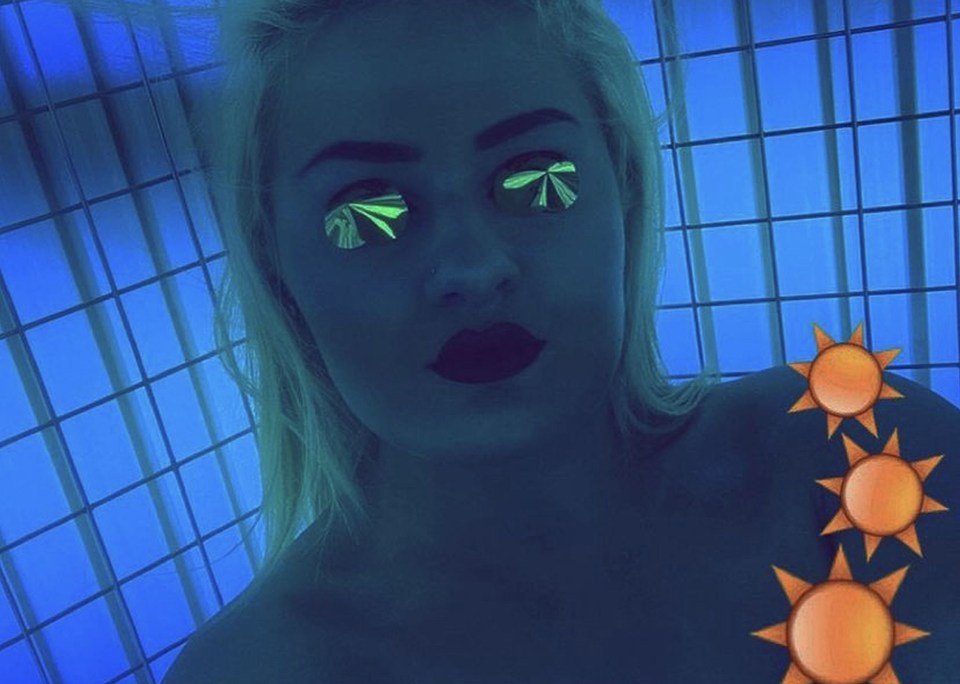 For two years, Daniella used a sunbed three times a week for up to 12 minutes at a a time