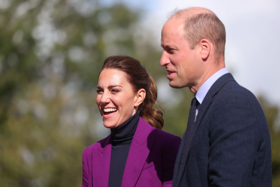 Prince William, Duke of Cambridge and Catherine, Duchess of Cambridge arrive for a visit to the Ulster University