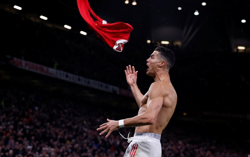 Cristiano Ronaldo notched Man Utd's dramatic late winner