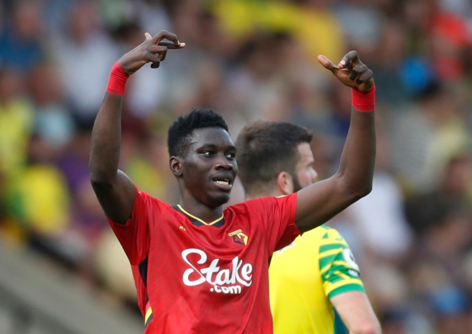 Ismaila Sarr scored twice in the second half to secure a valuable away win for Norwich