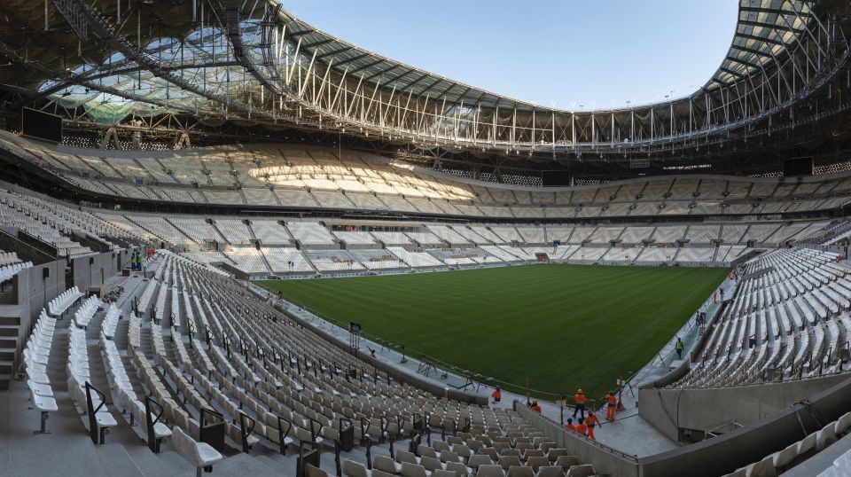 The Lusail Stadium seats 80,000 and will host the World Cup final