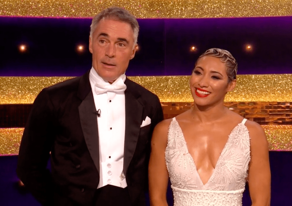 Greg Wise and his dance partner Karen Hauer