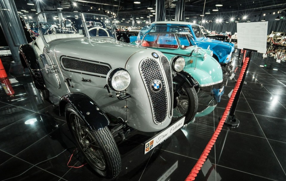 The car collection boasts rare and vintage motors dating back to 1899