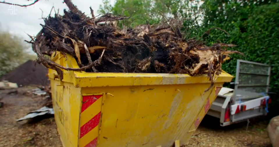 The tree  - which held many fond memories for Fernando - was removed in among the chaotic build