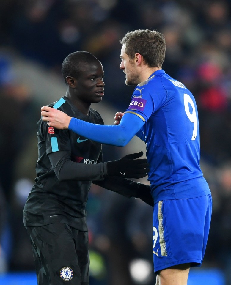 Jamie Vardy recalled how Kante once revealed he wanted to run to training