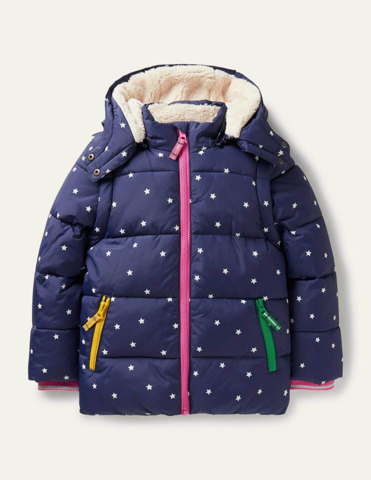 best girls coat Boden two in one 