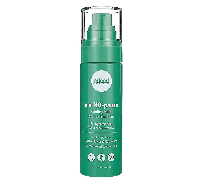 Tracey recommends a cooling mist for fighting off hot sweats while on the go