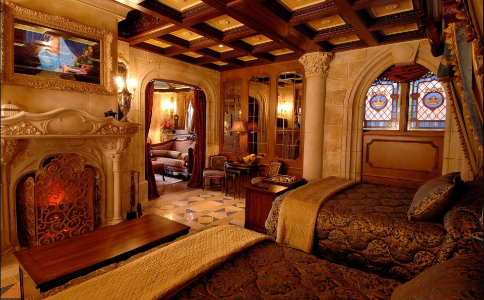 Stays at the magical suite created in Cinderella's Castle for Walt Disney are by invitation only