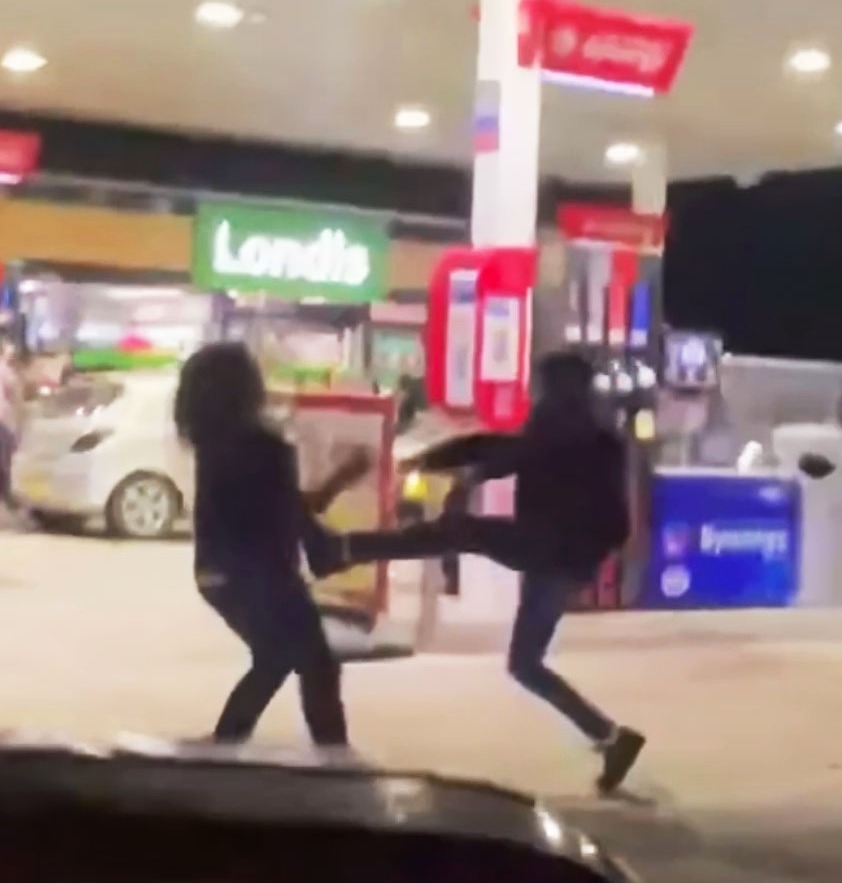 Fights have broken out among drivers queuing at petrol stations across the country