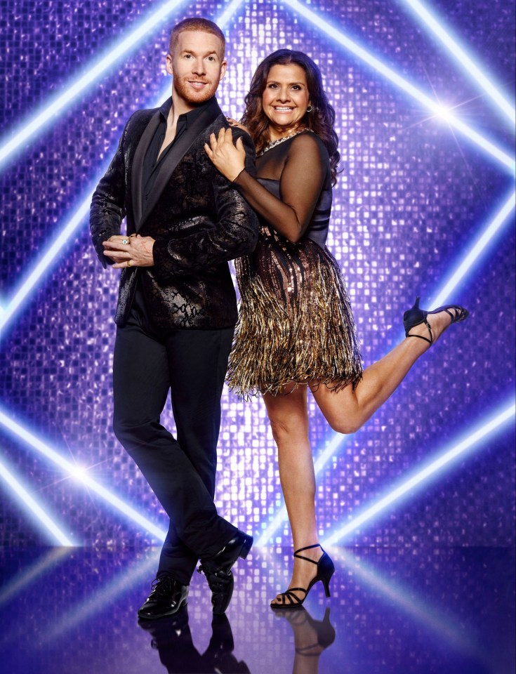 Strictly star Nina Wadia said her 'body is being held together by tape' after rehearsals