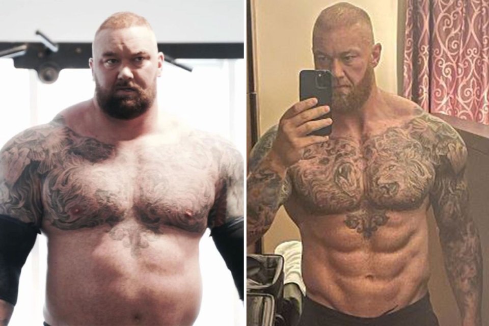 Hafthor Bjornsson incredible nine stone weight loss