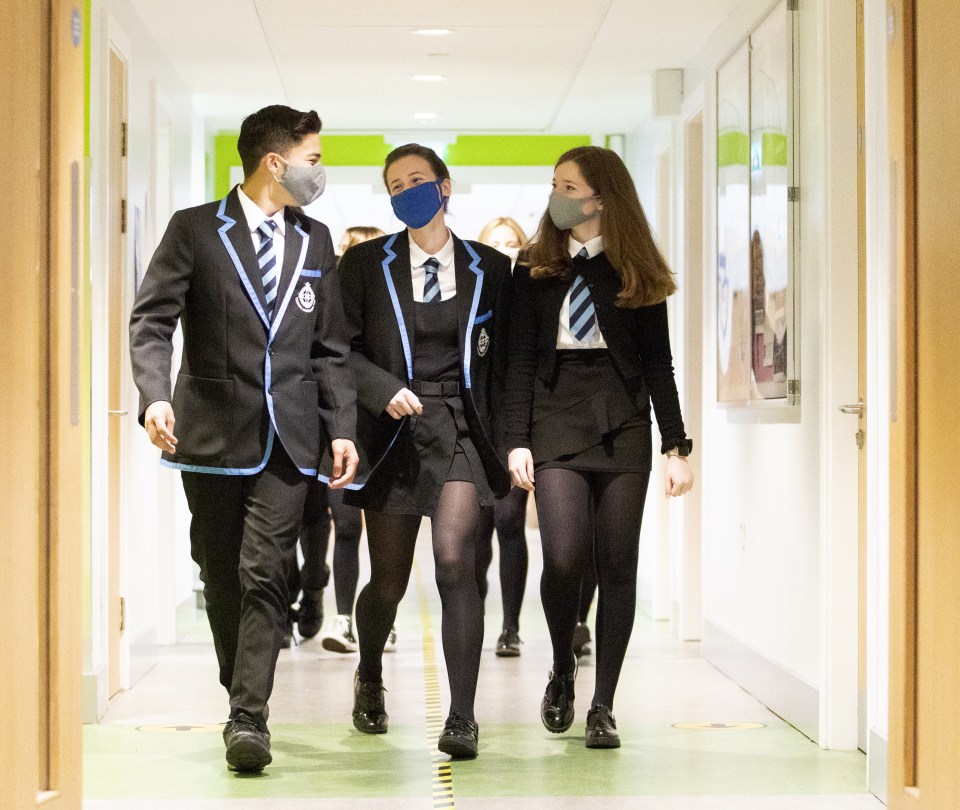 Pupils are likely to be ordered to wear masks in schools’ communal areas