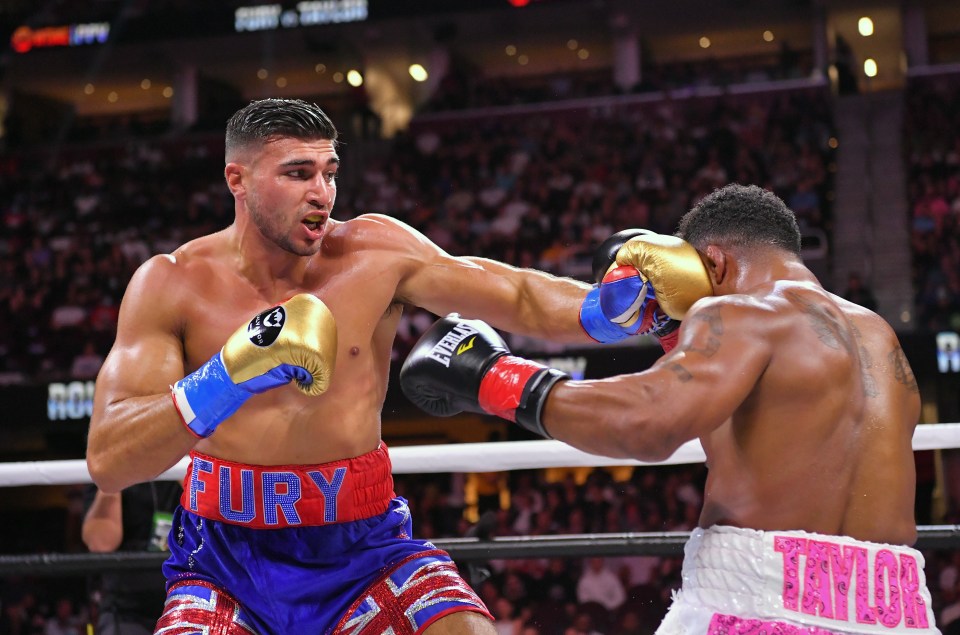 Tommy Fury beat Jake Paul’s sparring partner Anthony Taylor