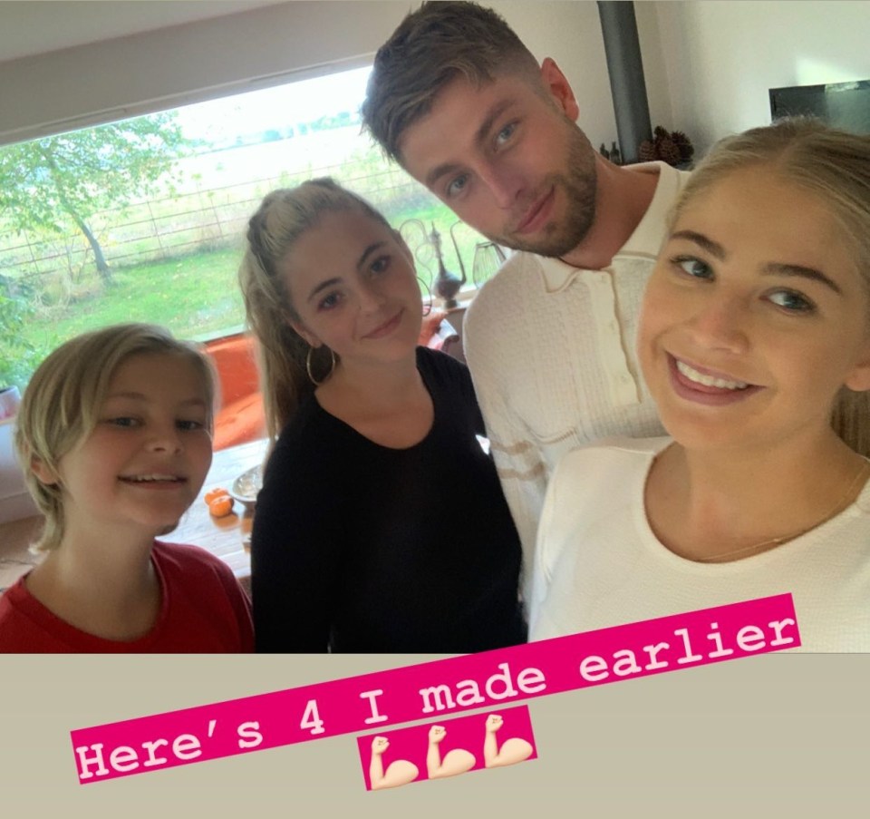 Ulrika Jonsson shared the sweet snap of her four kids together