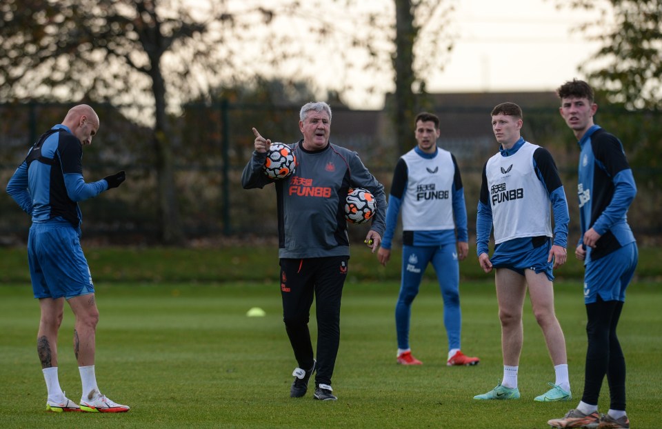 The former Sunderland manager took charge of training with his squad