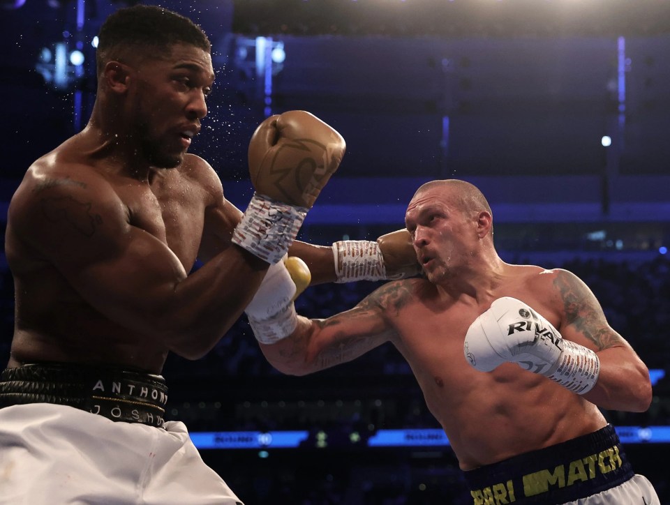 Oleksandr Usyk holds the rest of the heavyweight belts after beating Anthony Joshua