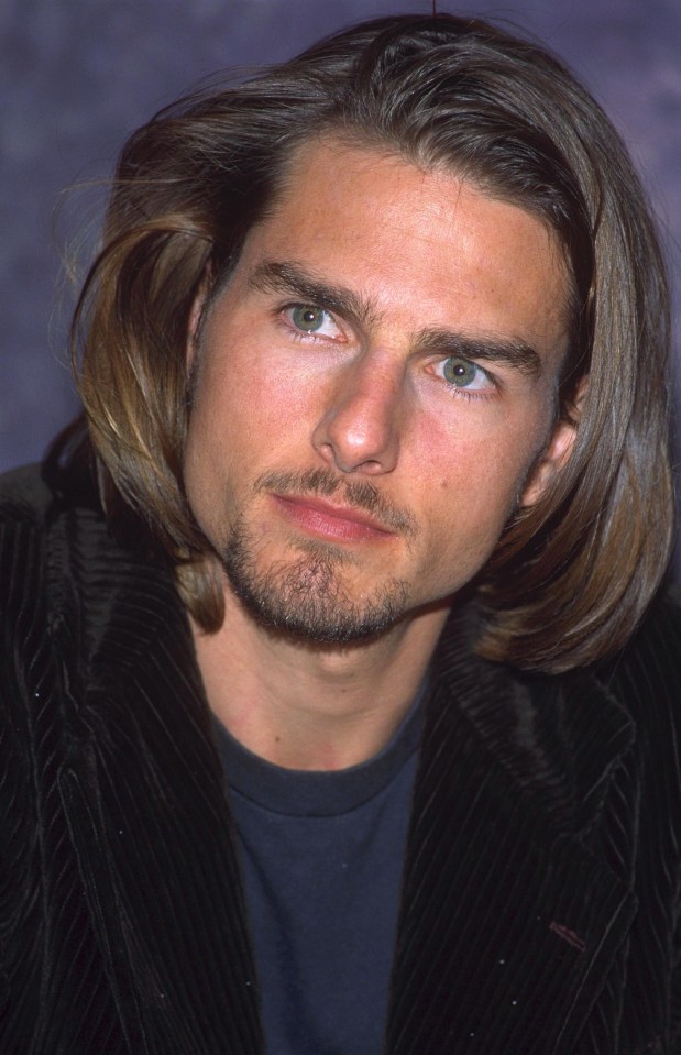 Tom sported flowing locks in 1996