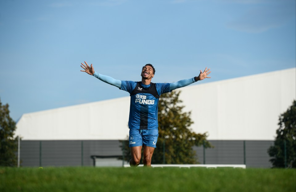 It was a momentous day at St James' Park but the players continued to train as normal