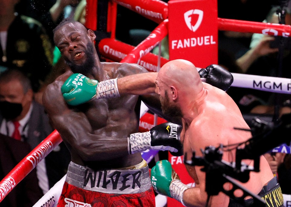 Tyson Fury dropped Deontay Wilder three times before the KO