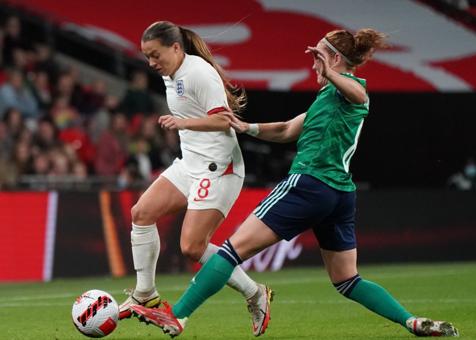 Fran Kirby is in line to receive her 50th England international cap