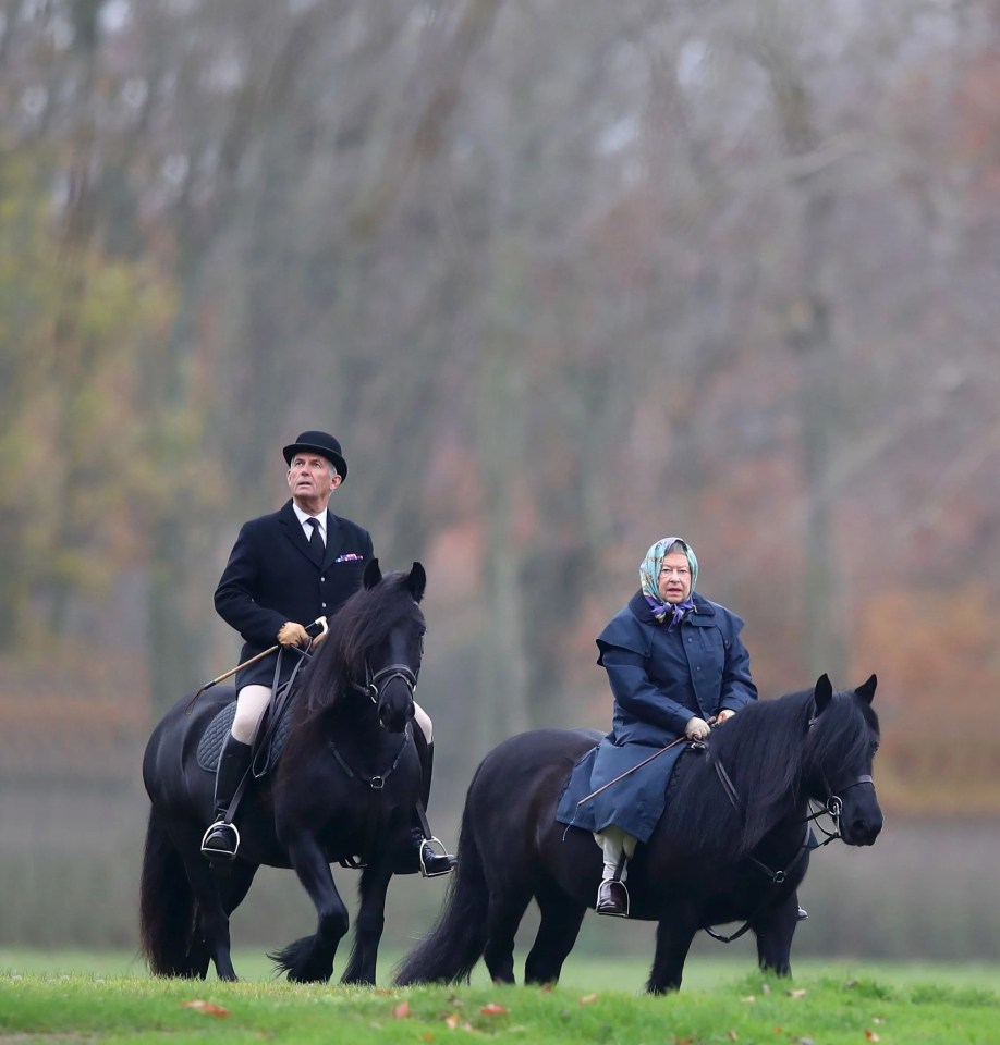 But the keen equestrian, 95, is determined to be back in the saddle again soon as it 'has been part of her ritual for most of her life', a Balmoral source told