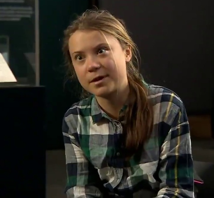 Greta Thunberg spoke about people getting 'p***ed off' on the BBC's Andrew Marr Show