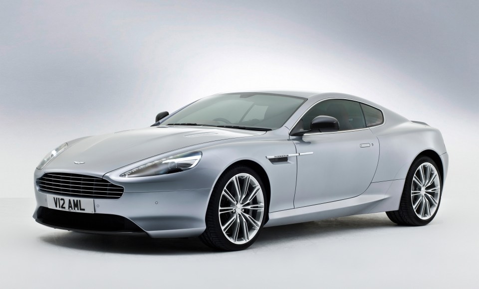 Coulthard treated his wife to a Aston Martin DB9