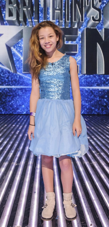 Molly Rainford was one of the finalists on Britain's Got Talent in 2012