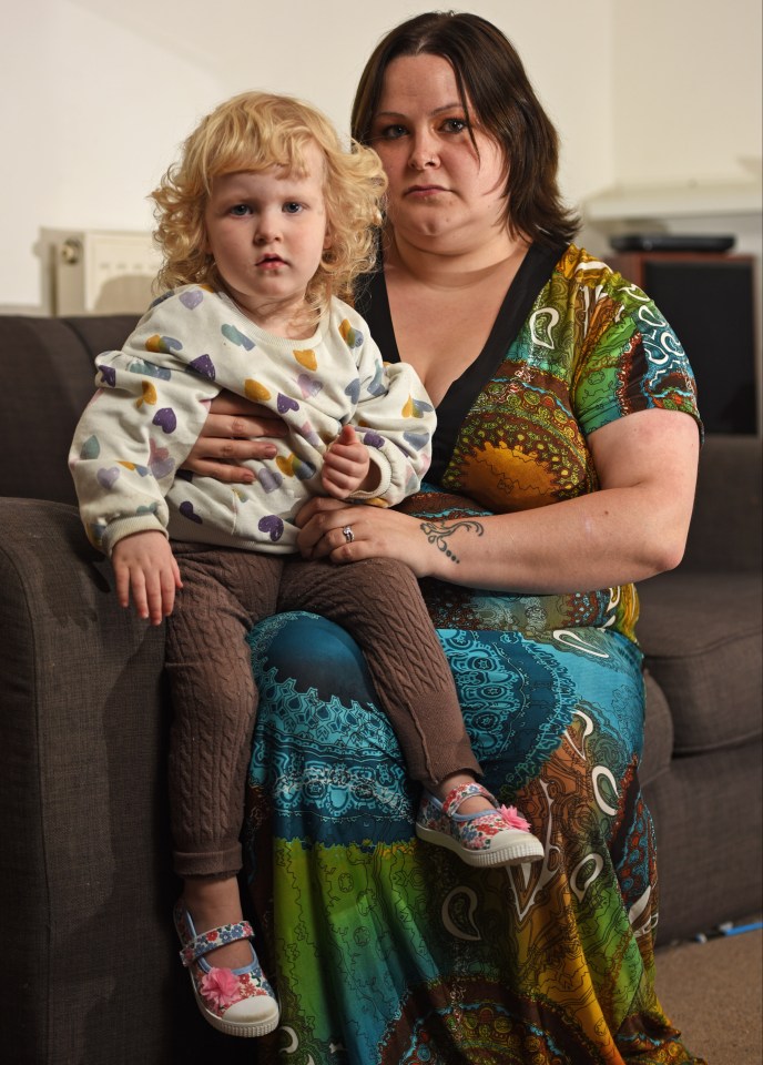 The 32-year-old said she was scared to breastfeed her daughter Willow (pictured together above) as she was worried she would suffocate her