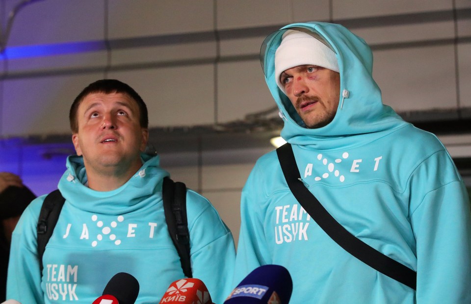 Alexander Krassyuk and Oleksandr Usyk