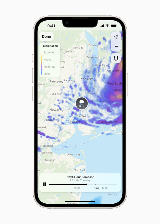 You can easily check for bad weather with a hidden Apple feature