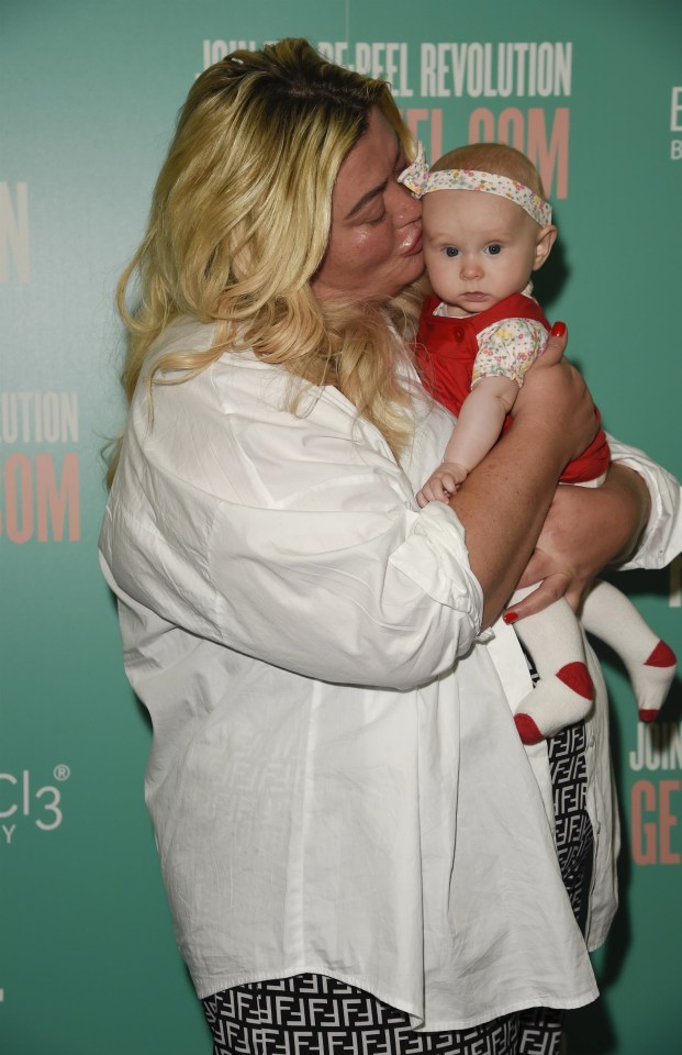 Gemma tapped into her maternal instincts at the Re-Peel Revolution salon opening