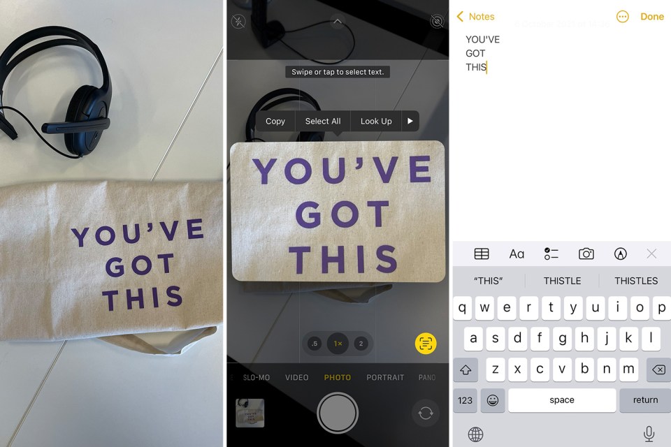 Your iPhone has a tool that makes it easy to scan text from the real world to your mobile