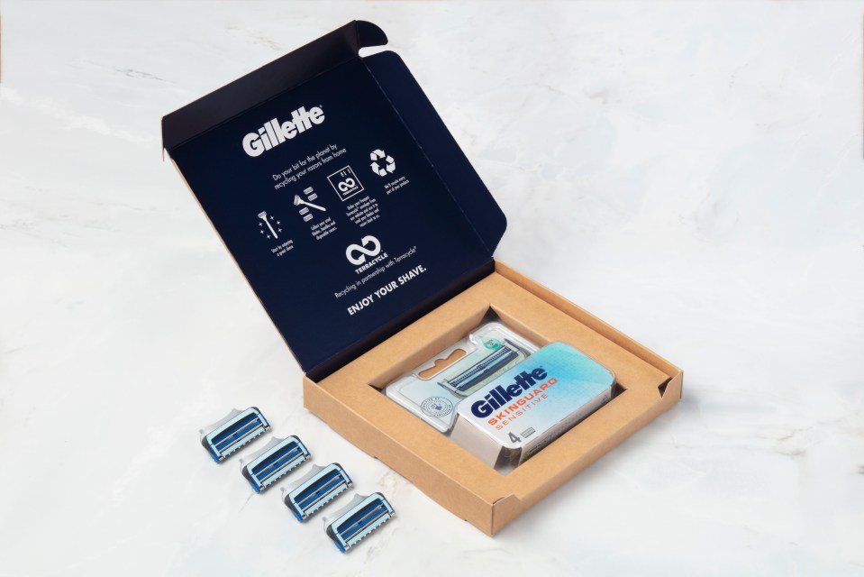 You get free Gillette shave gel with your starter pack