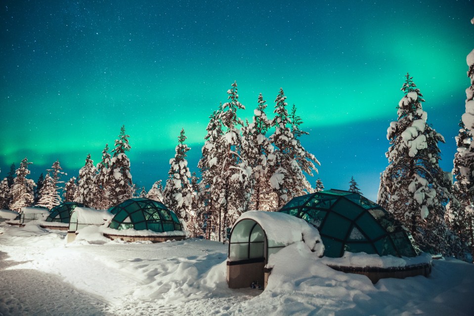 The Mystery Christmas deal includes the chance to stay in a luxury glass igloo in Finland